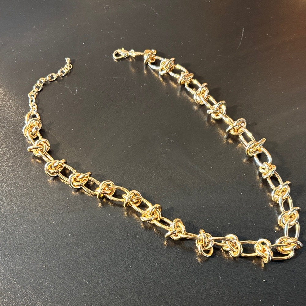 Macy's Gold Knot Chain Necklace